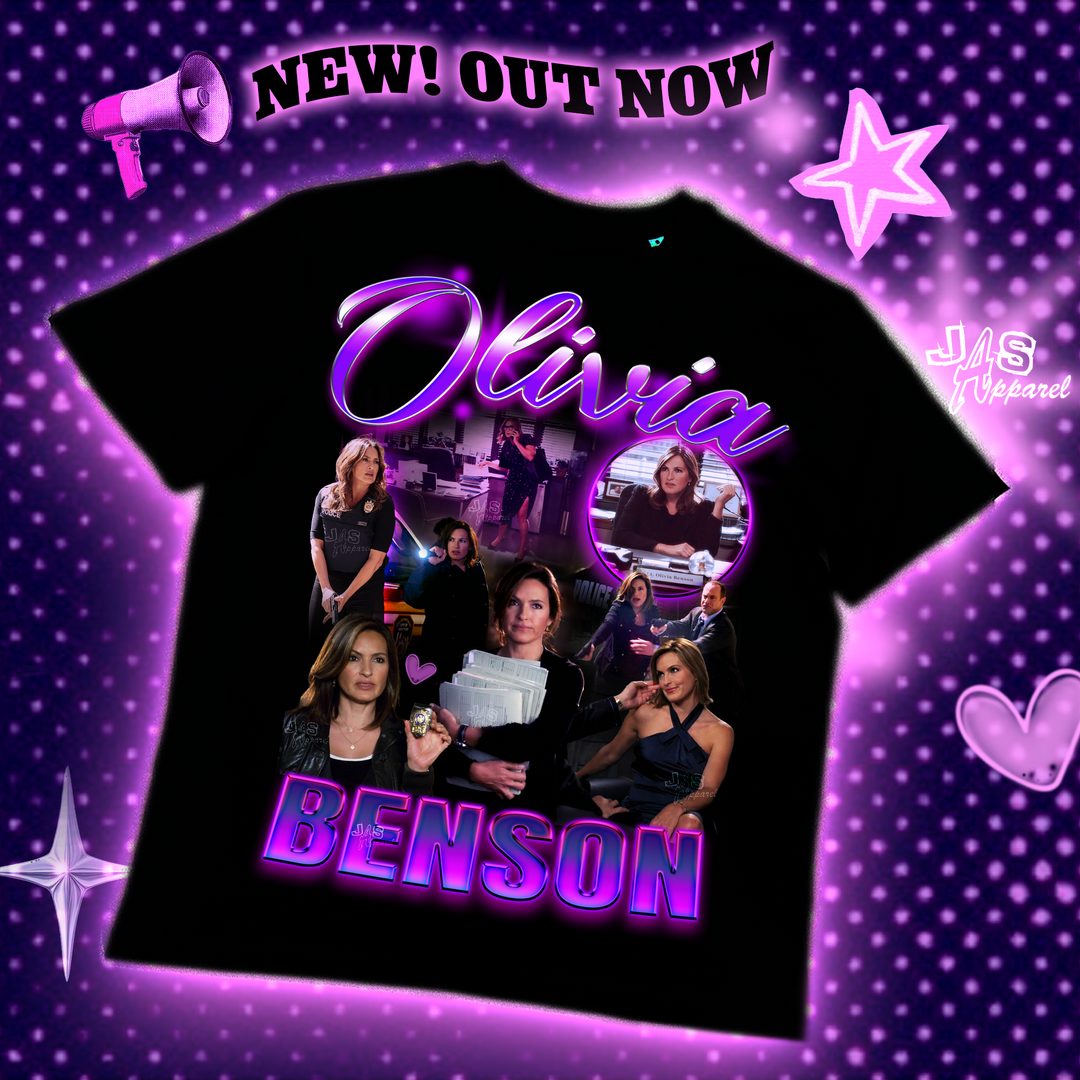 Olivia Benson homage graphic t-shirt