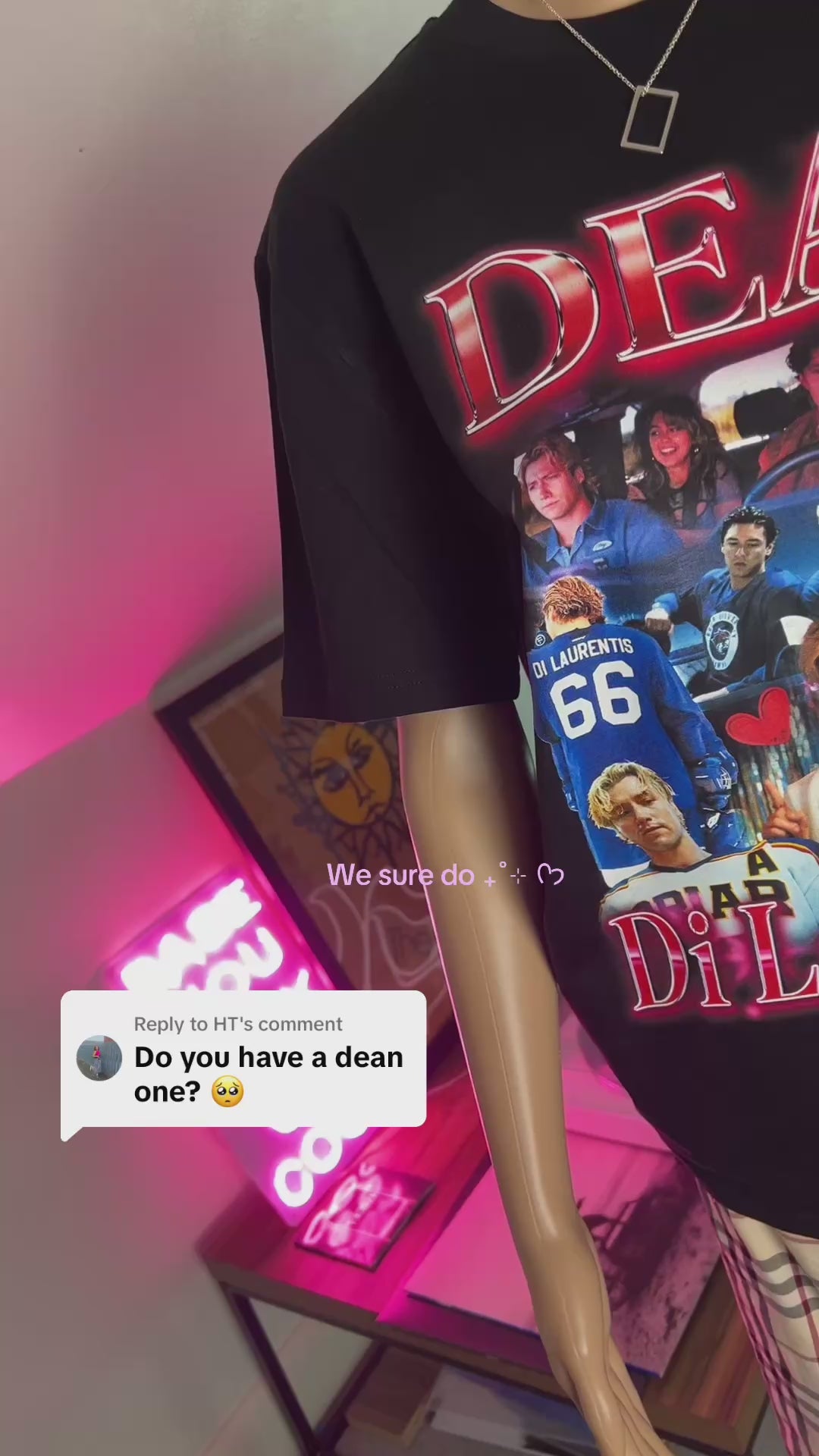 Dean Di Laurentis homage graphic t-shirt