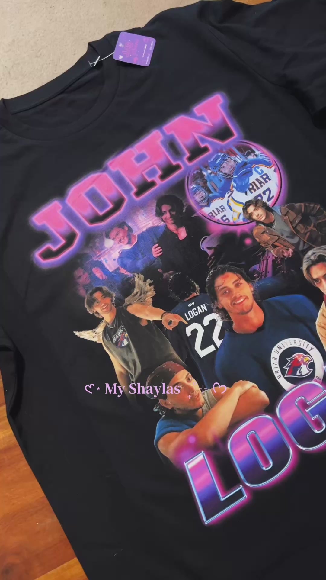 John Logan inspired homage graphic t-shirt