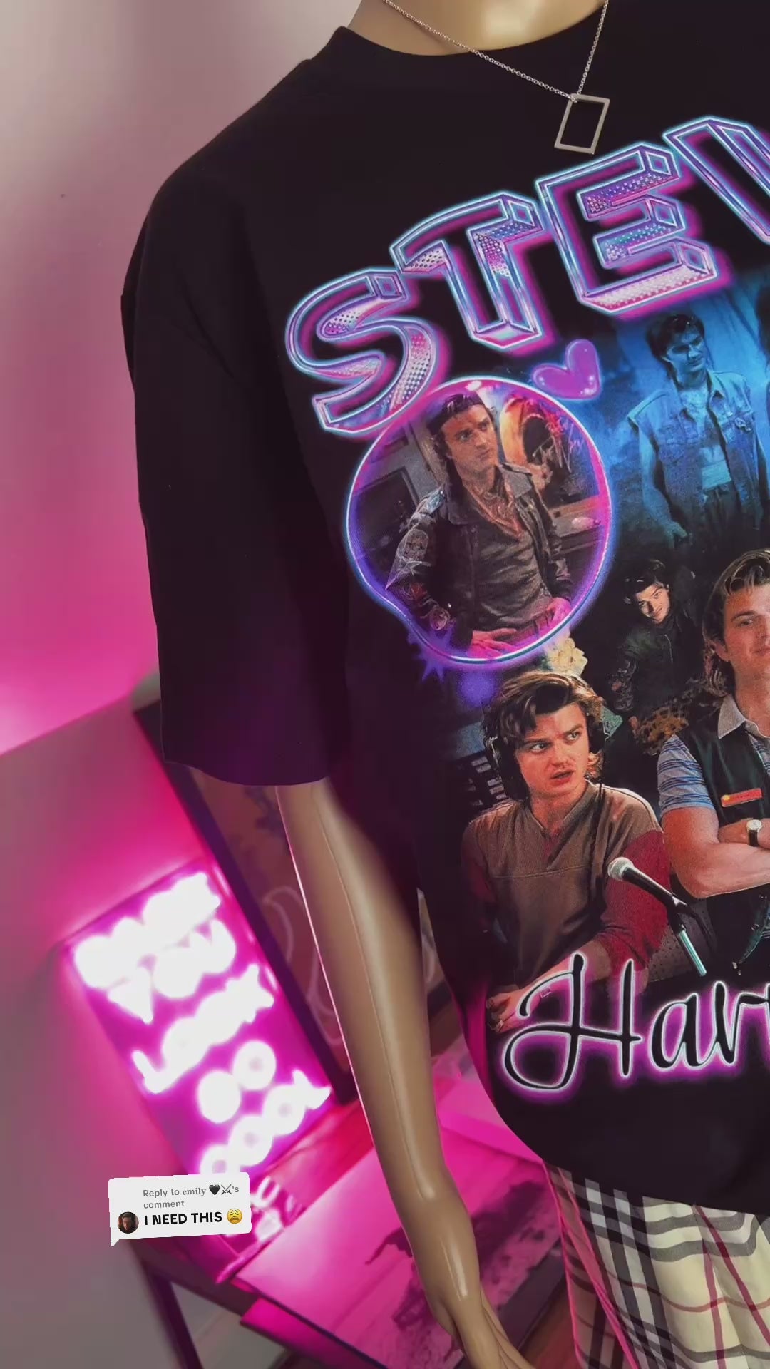 Steve Harrington homage T-shirt