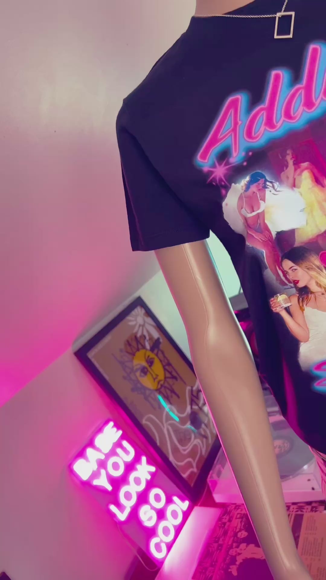 Addison Rae homage T-shirt