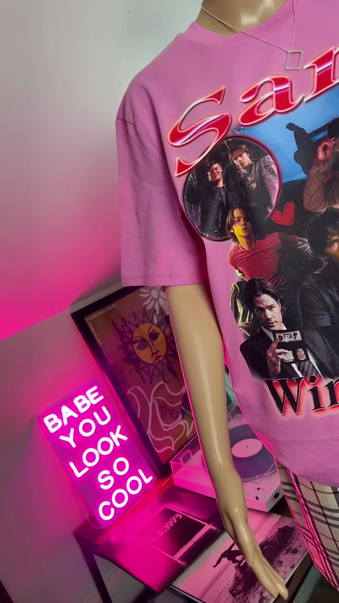 Sam Winchester homage T-shirt