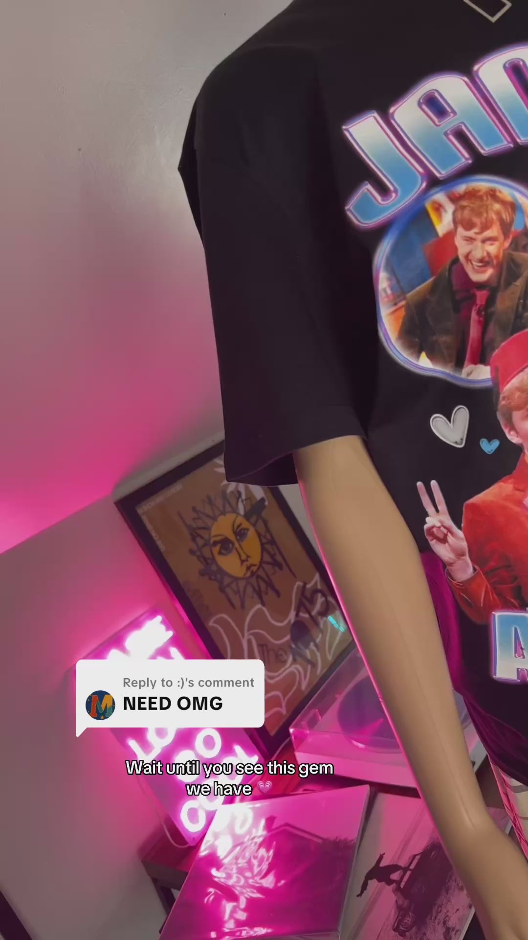 James Acaster homage T-shirt