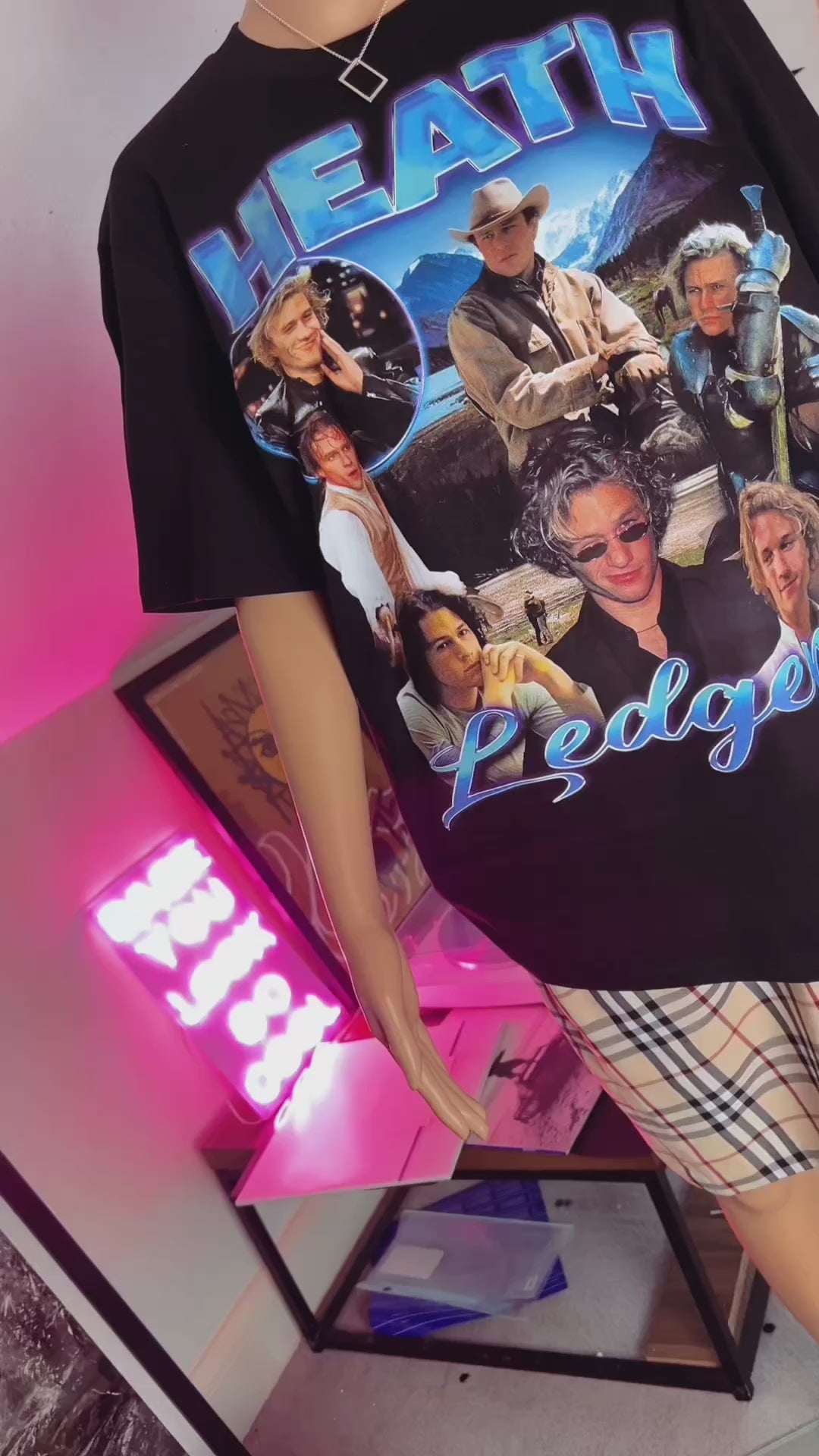 Heath Ledger homage T-shirt