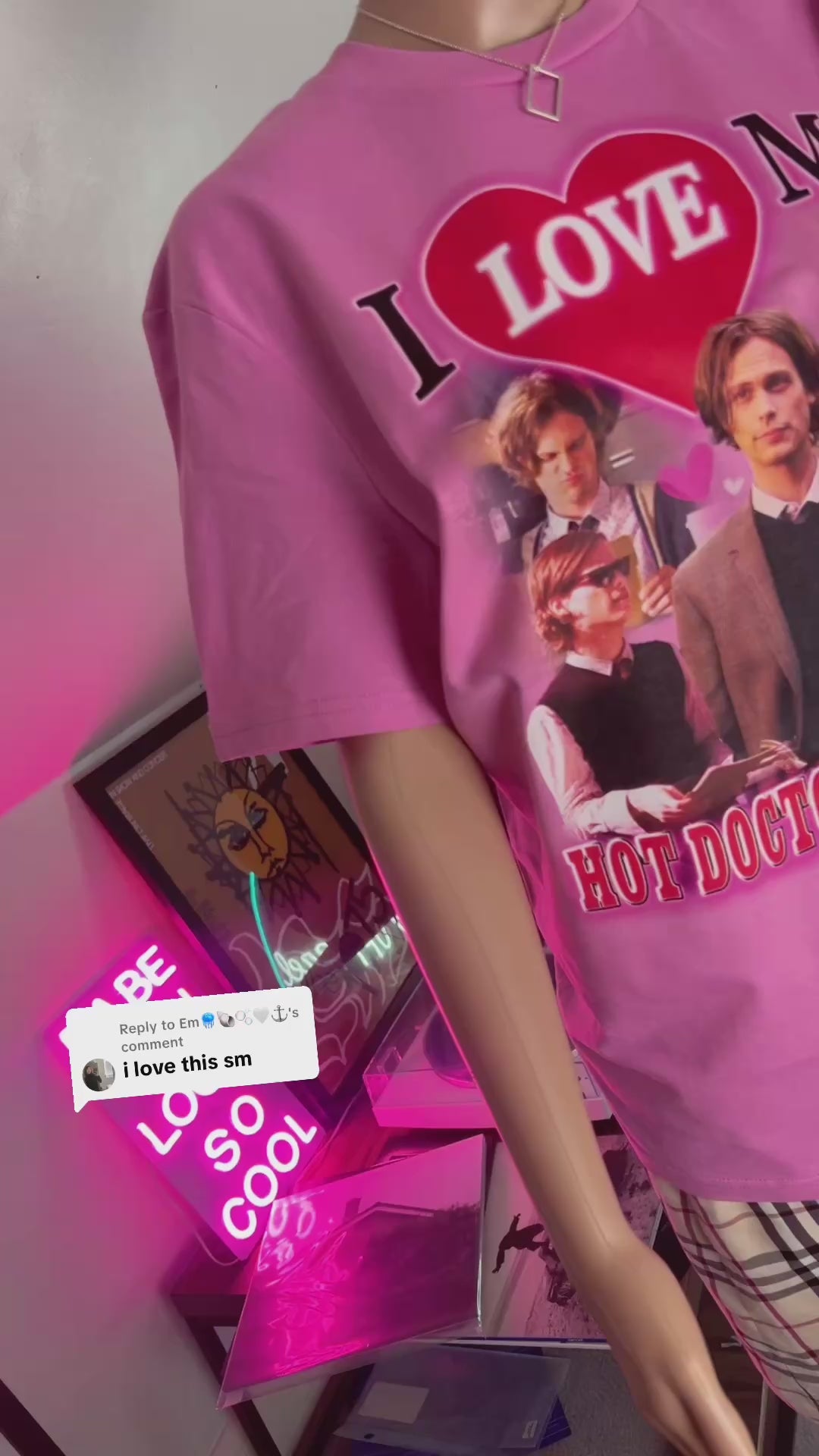 I love my hot doctor boyfriend (Spencer) T-shirt