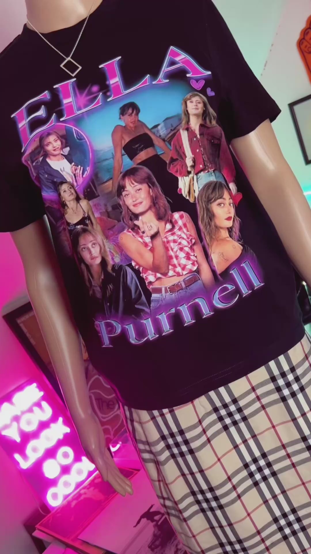 Ella Purnell homage T-shirt