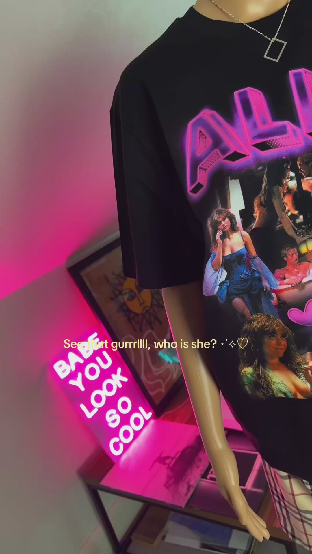 Allie Hayes inspired homage graphic t-shirt