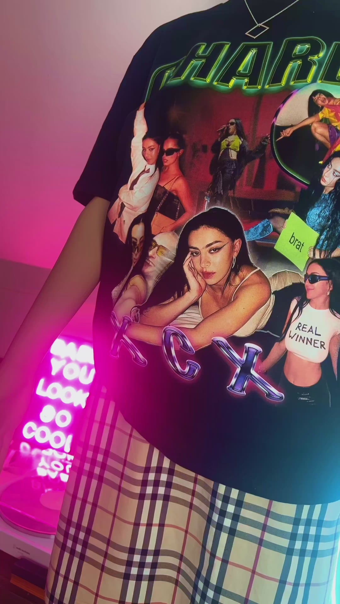 Charli xcx homage T-shirt