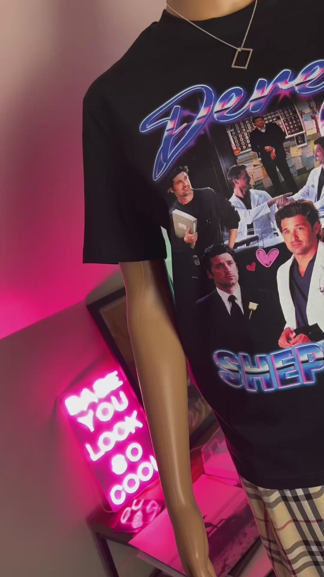 Derek Shepherd homage T-shirt