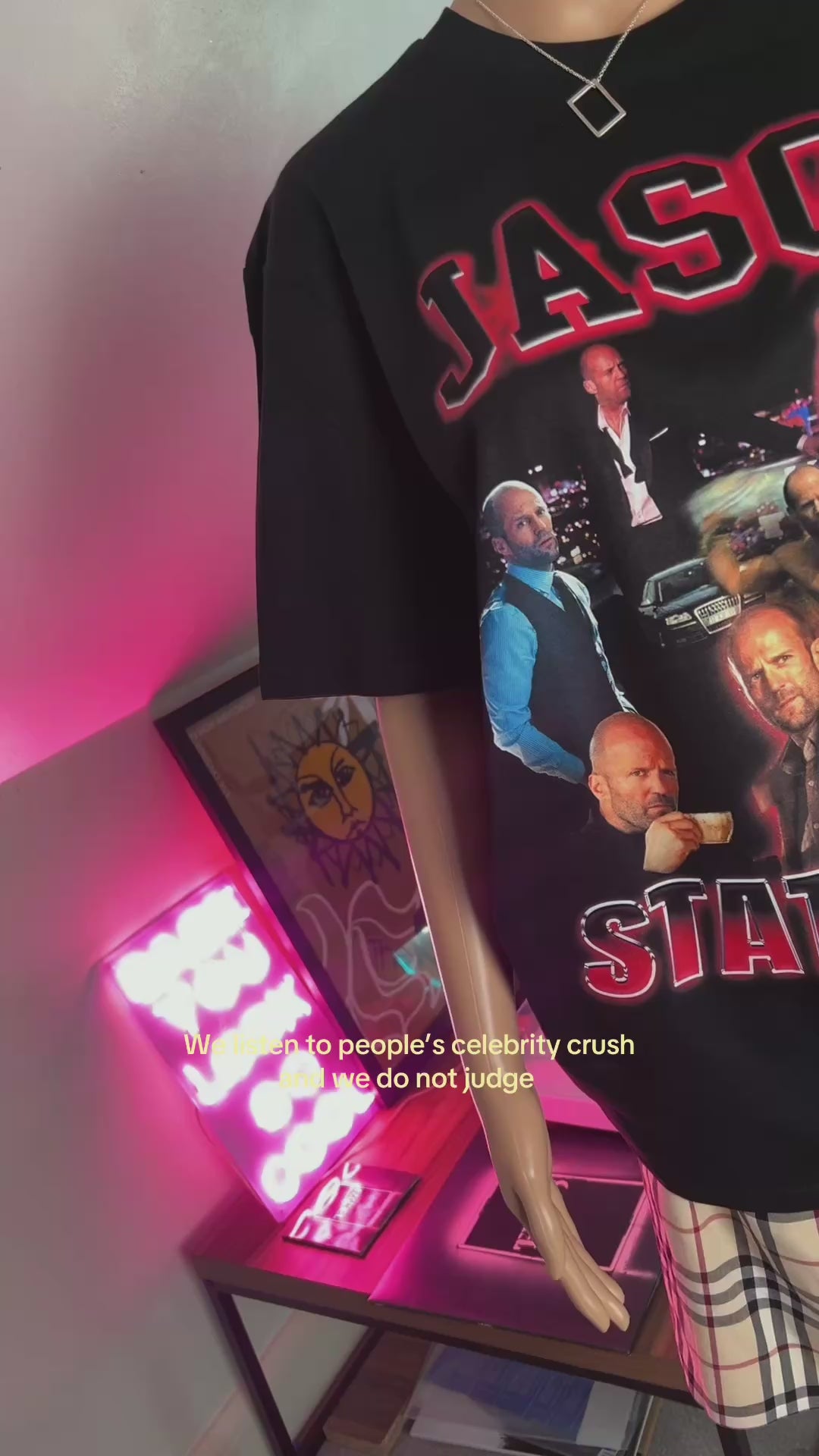 Jason Statham homage T-shirt
