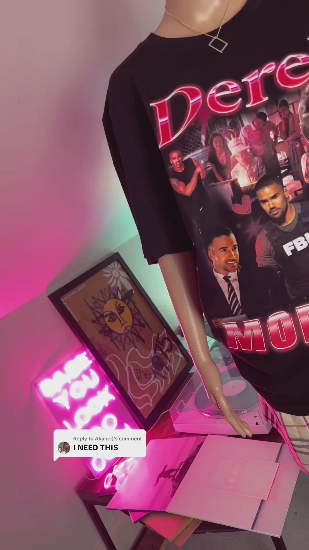 Derek Morgan inspired homage T-shirt