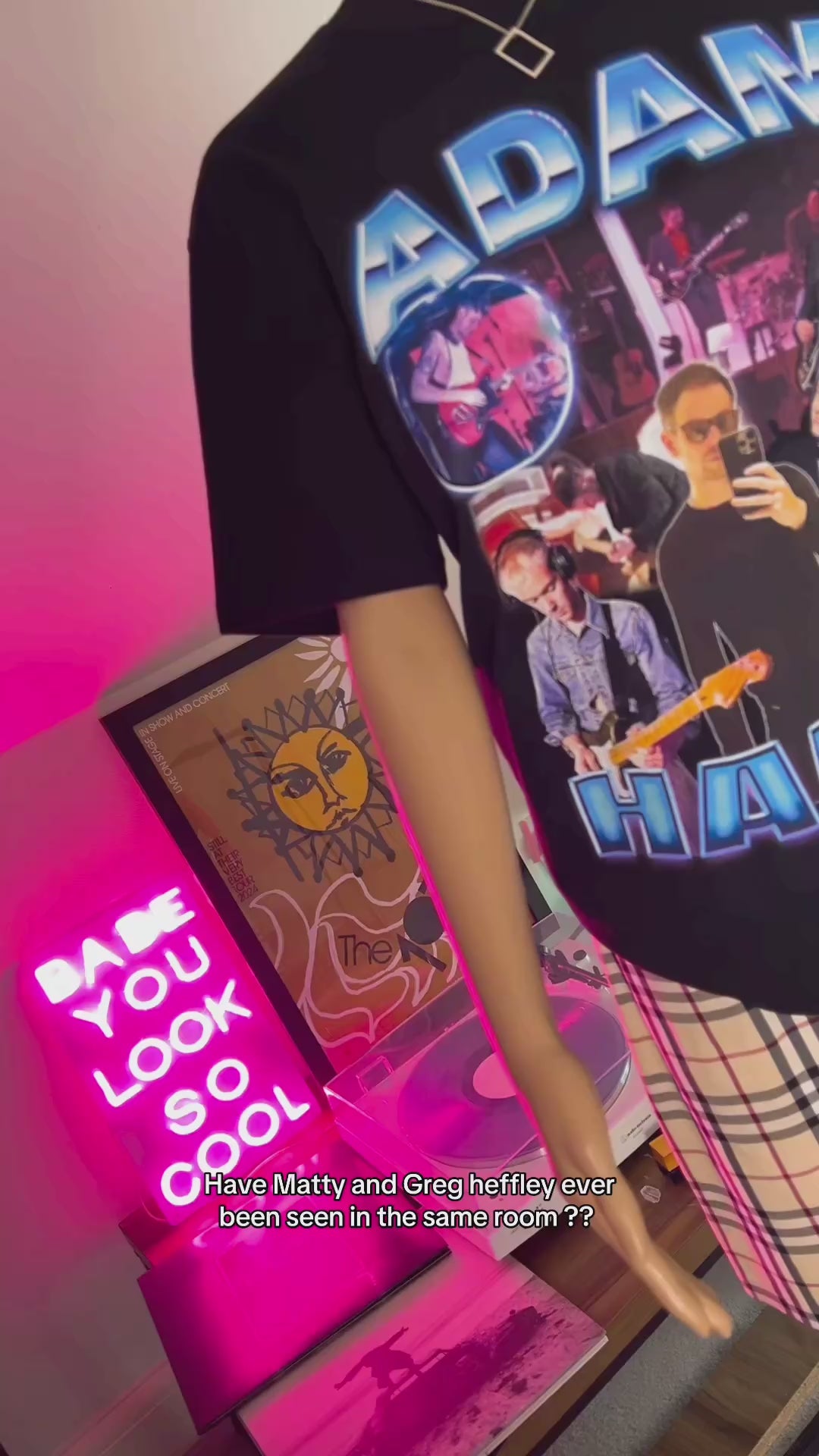Adam Hann homage T-shirt