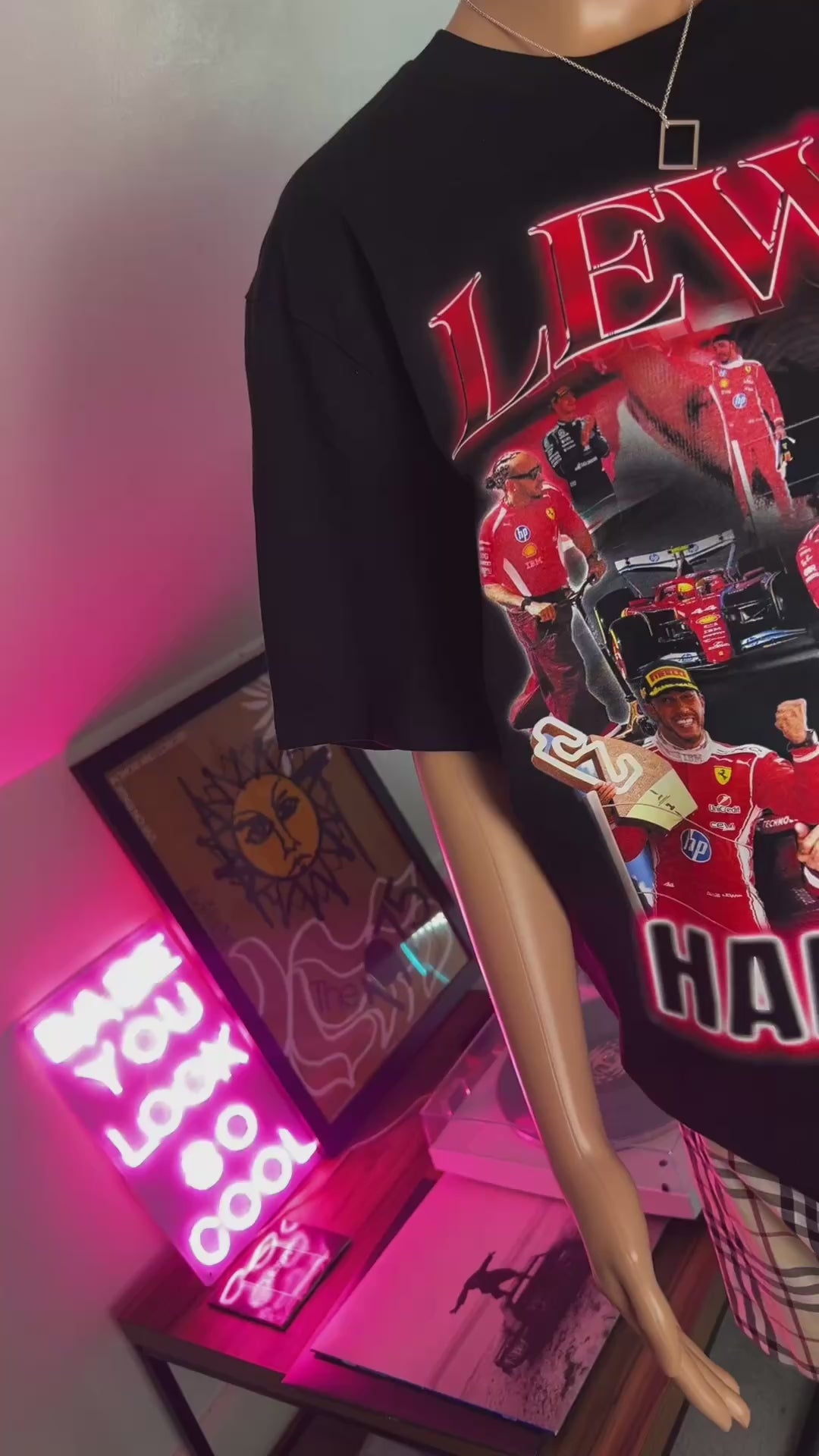 Lewis Hamilton homage T-shirt