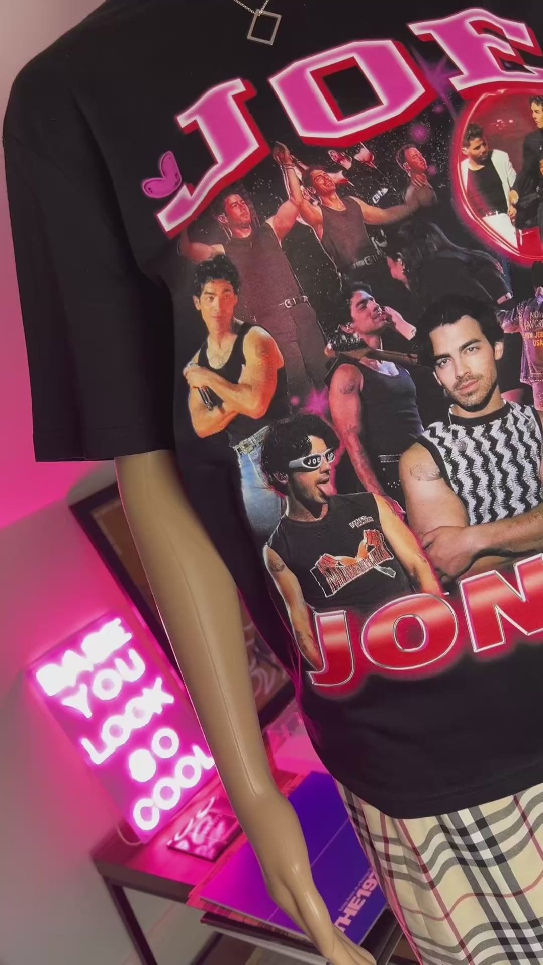 NEW - JOE JONAS homage T-shirt