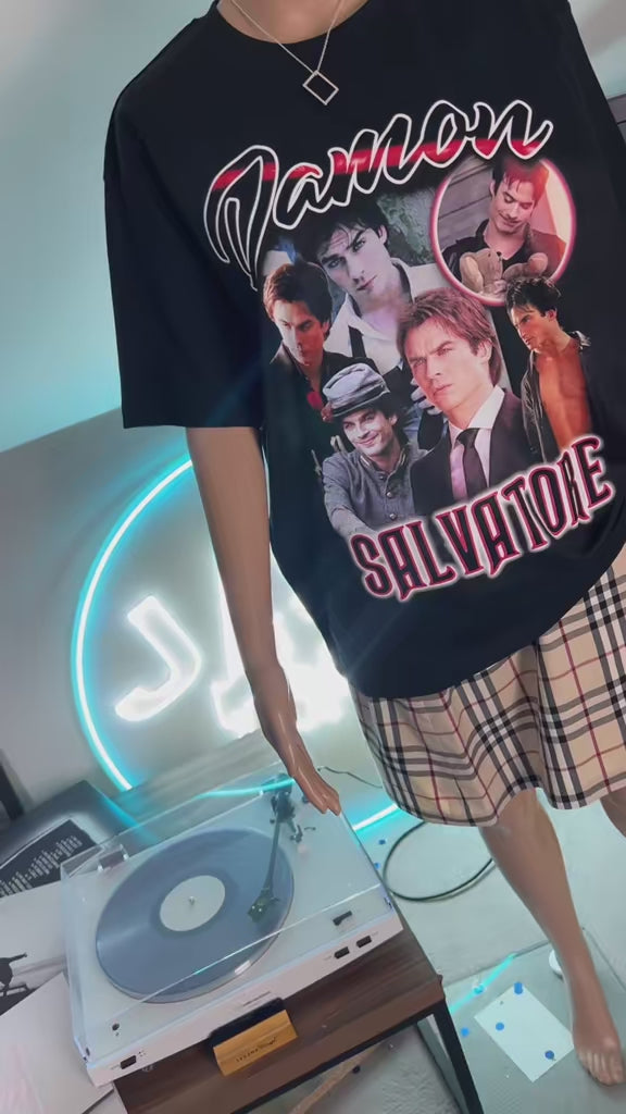 Damon Salvatore homage T-shirt