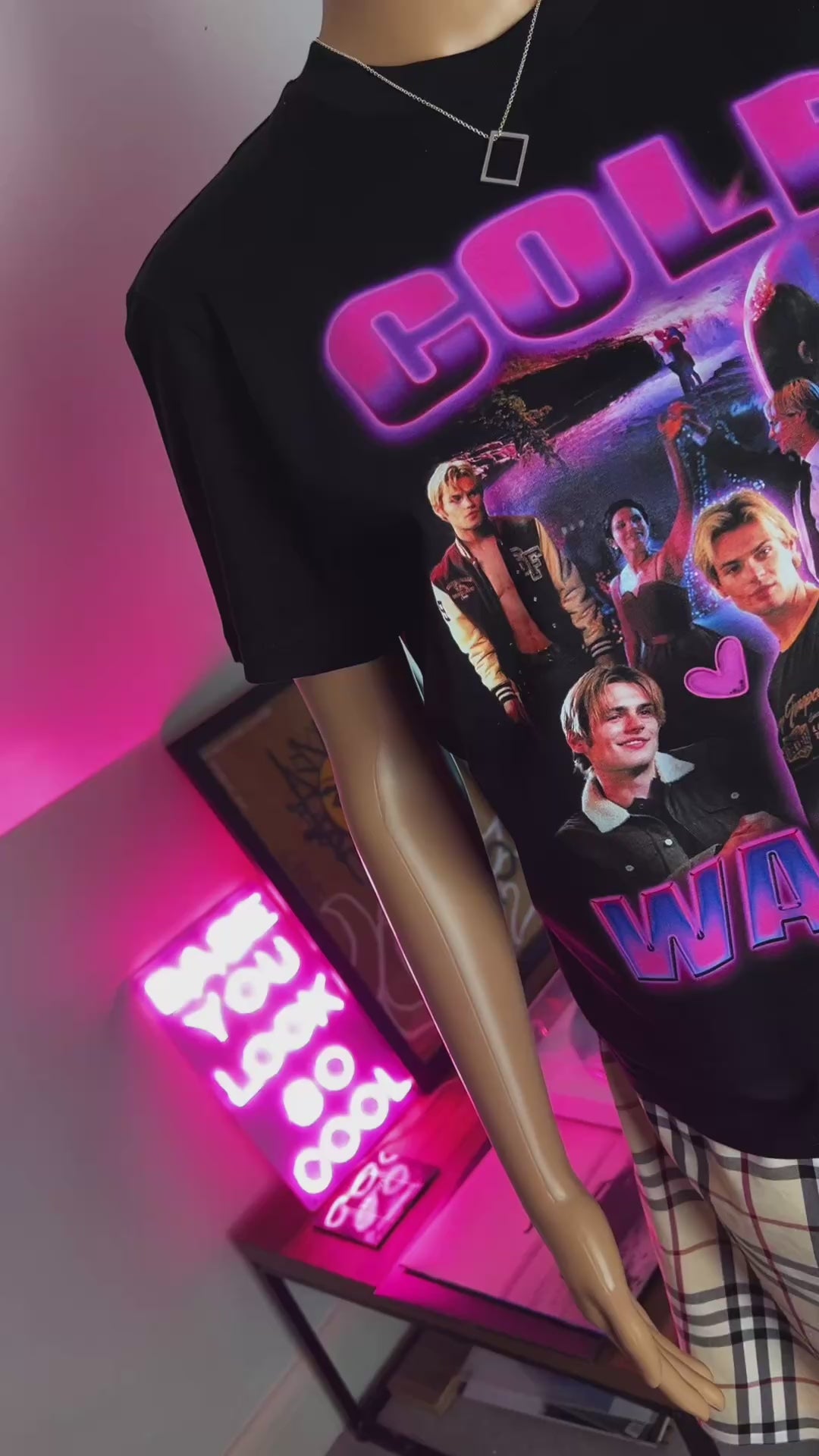 Cole Walter inspired homage graphic t-shirt