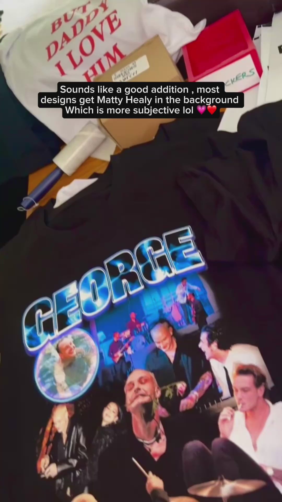 George Daniel homage T-shirt