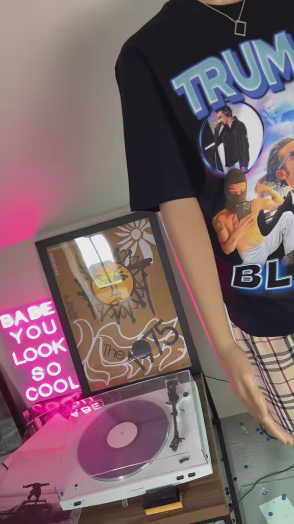 Truman Black homage graphic tee