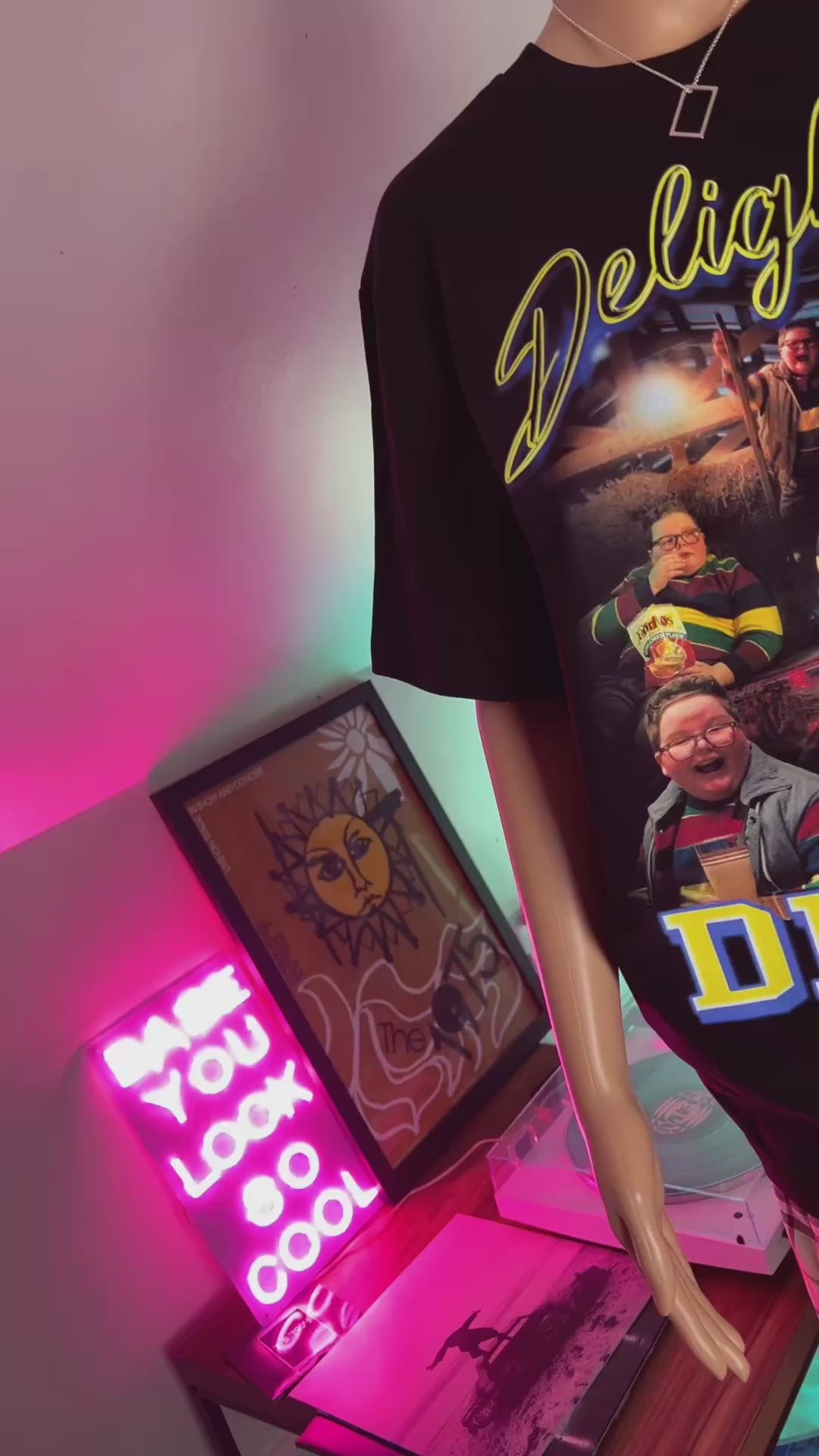 Delightful Derek homage T-shirt