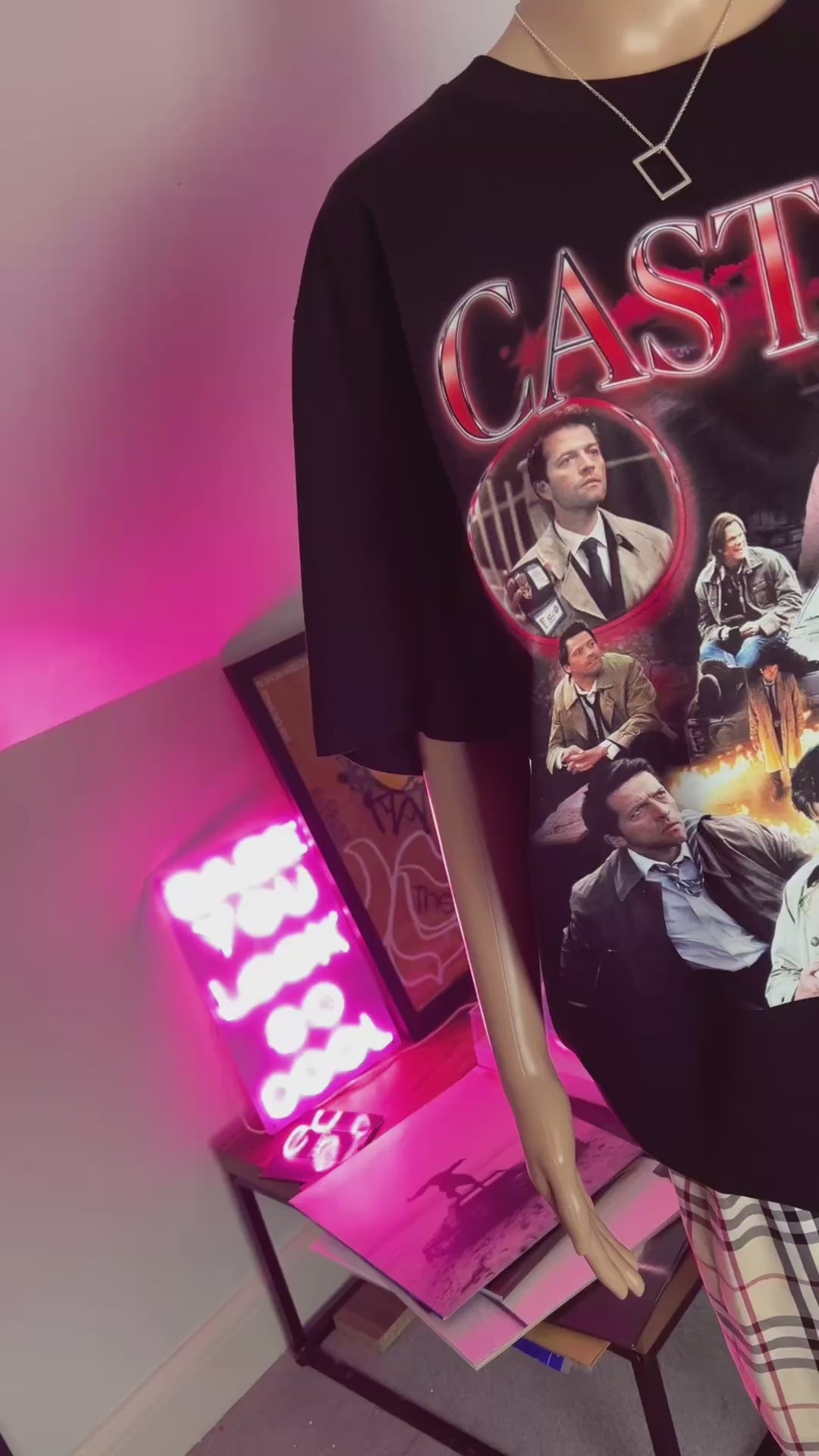 Castiel homage T-shirt