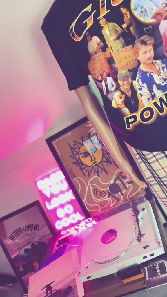 Glen Powell homage graphic tee