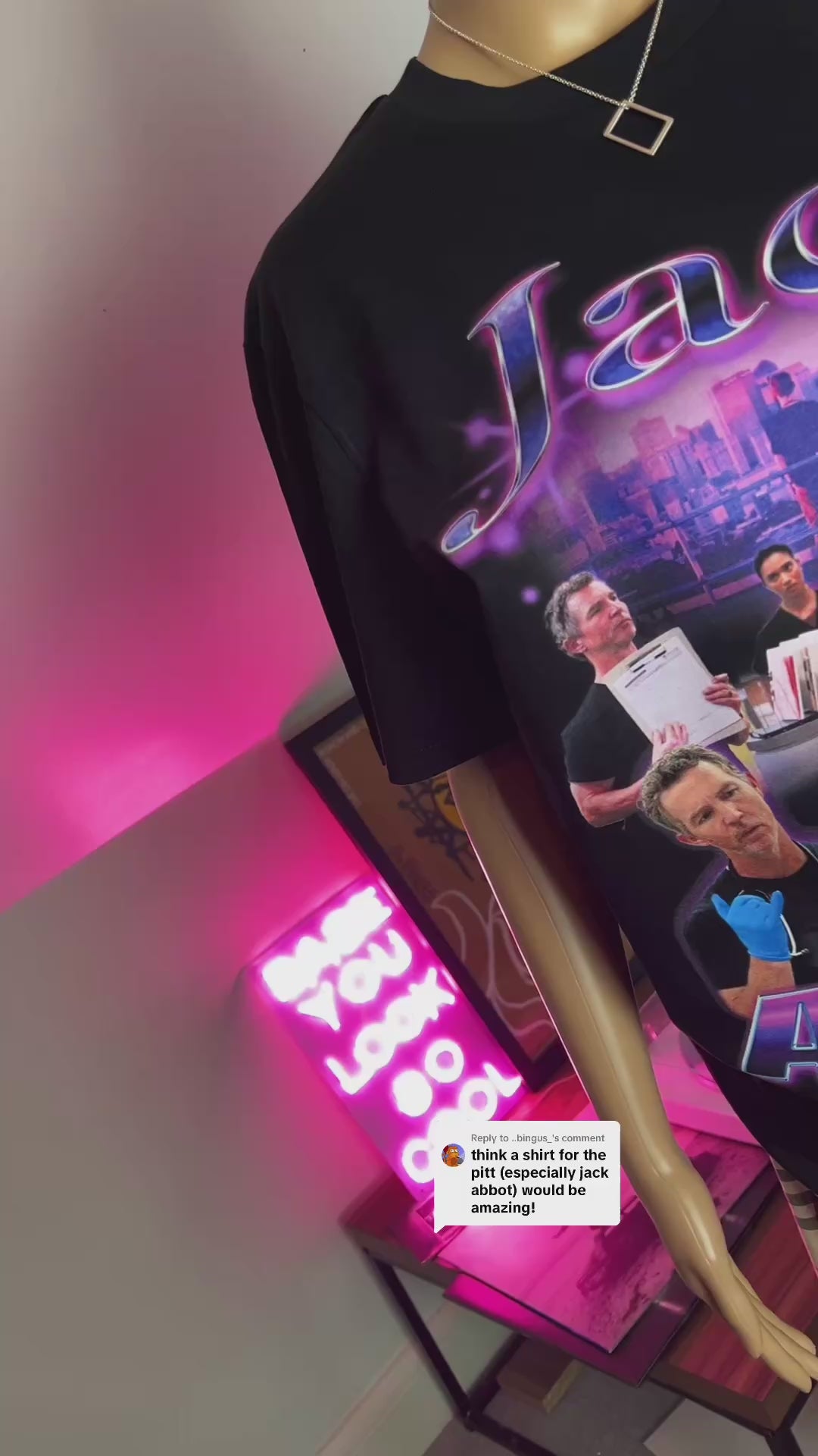 Jack Abbot homage graphic t-shirt