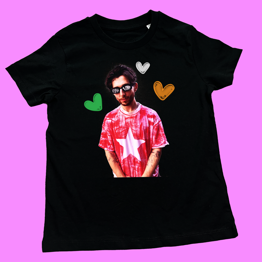 Ryan hearts style graphic print t-shirt