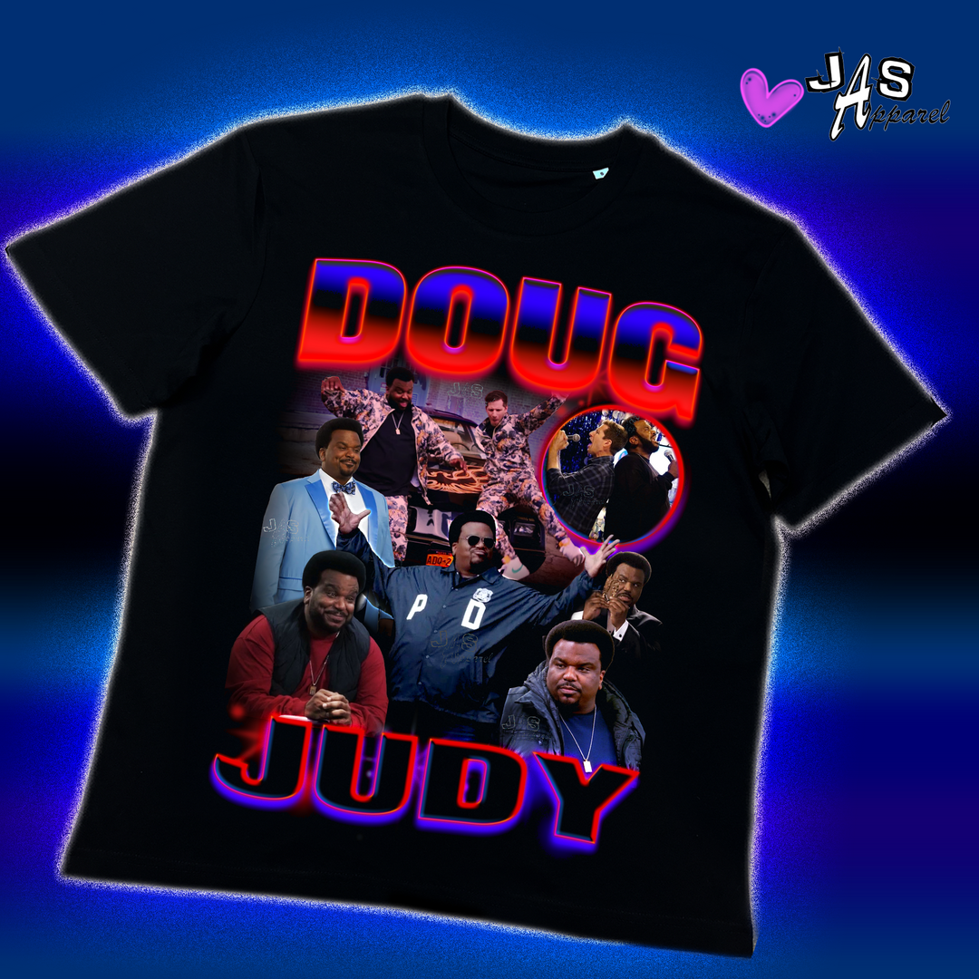 Doug Judy homage graphic T-shirt